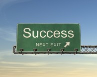 Success Road Sign